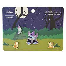 Loungefly Stitch Halloween 4pc Pin Set