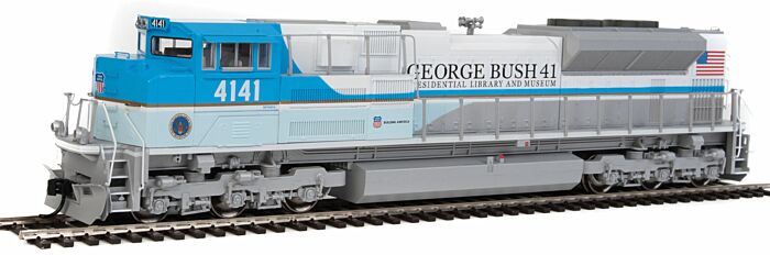 Walthers Mainline 910-19854 HO EMD SD70ACe Union Pacific #4141 "George H. W. Bush" Blue White Gold DCC / ESU Sound DC NIB RTR