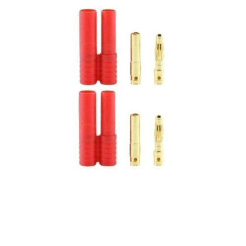 Redcat Racing RER03771 Banana 4.0 Plugs Pkg of 2 (1 Male / 1 Female) NIB