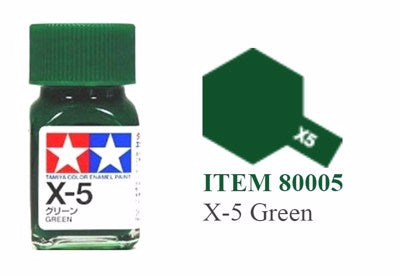 Tamiya Enamel EX-5 Green Mini Bottle 10mL (1/3oz)