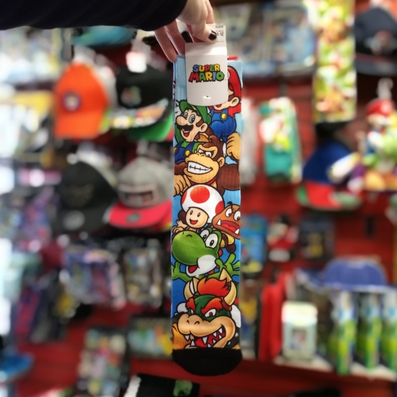 Super Mario Crew Socks