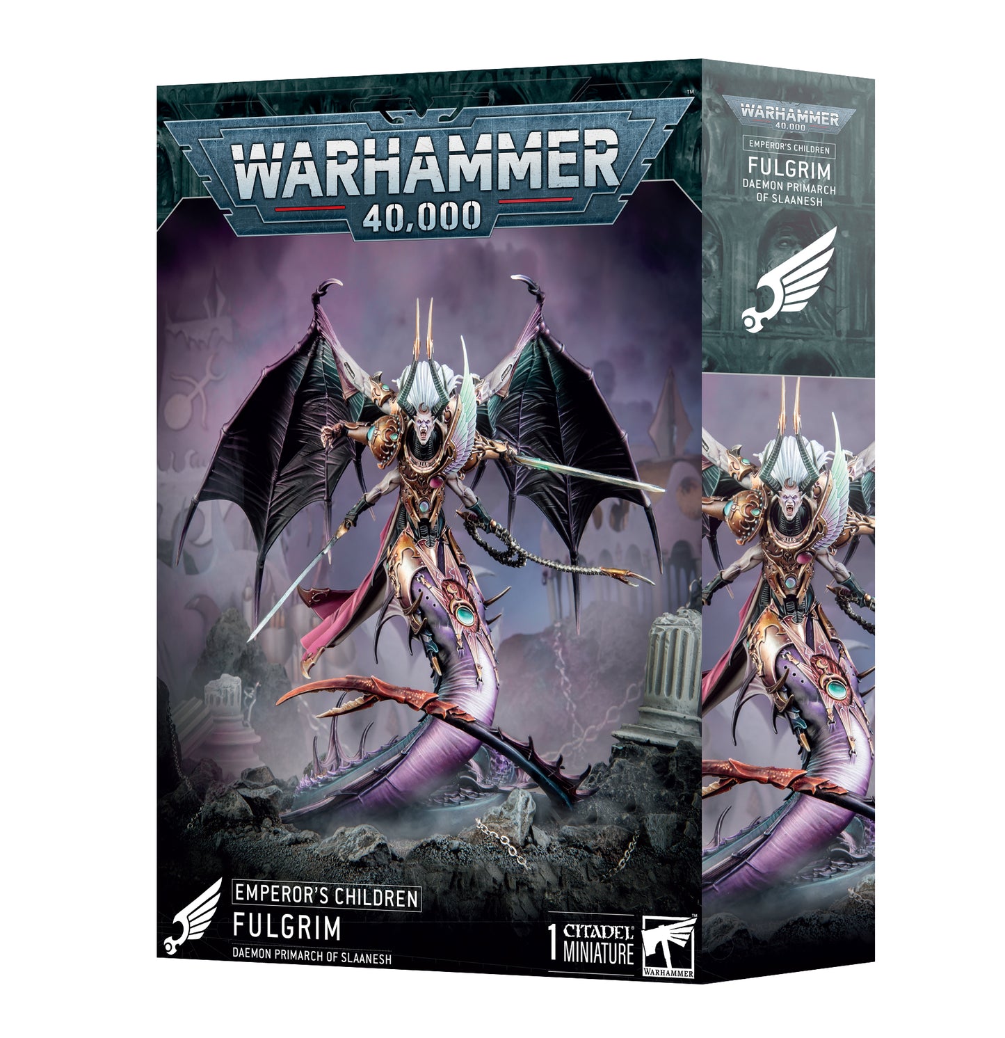 Warhammer 40,000: Emperor's Children Fulgrim Daemon Primarch of Slaanesh