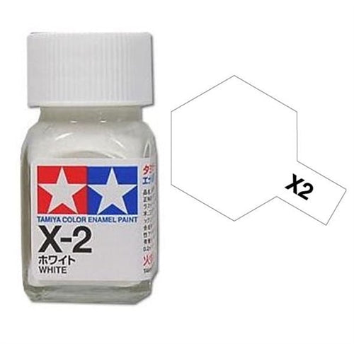 Tamiya Enamel EX-2 White Mini Bottle 10mL (1/3oz)