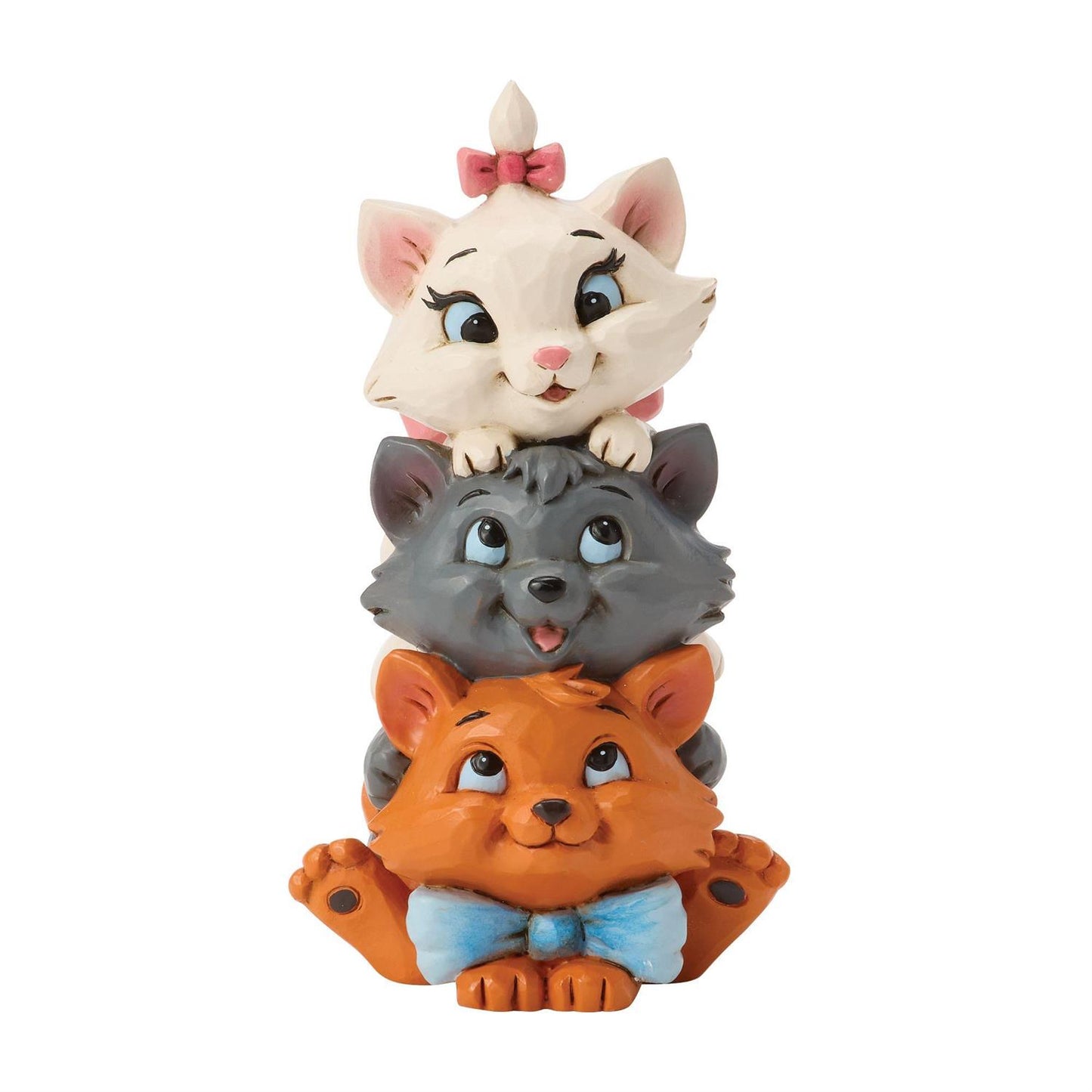 Disney Aristocats - Toulouse, Berlioz and Marie Stacked Mini Jim Shore