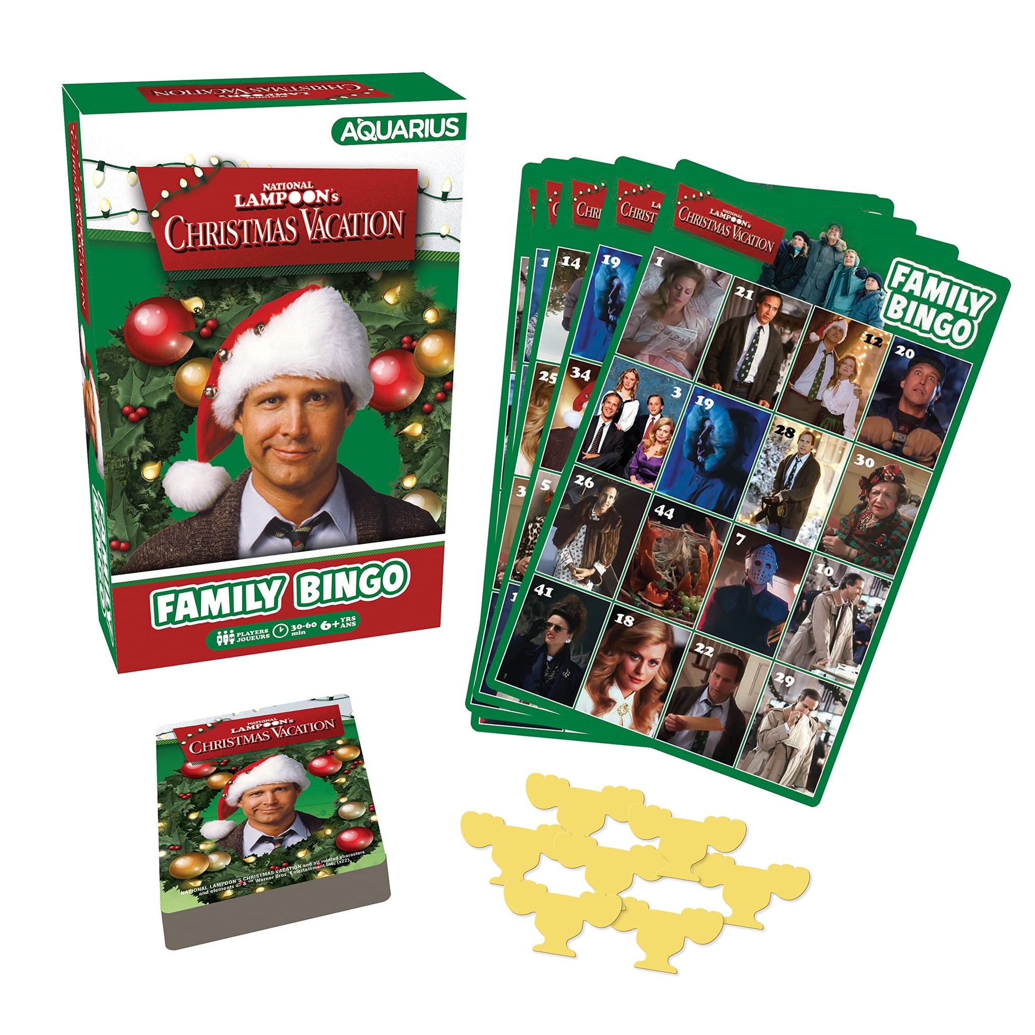 Christmas Vacation Family Bingo Game
