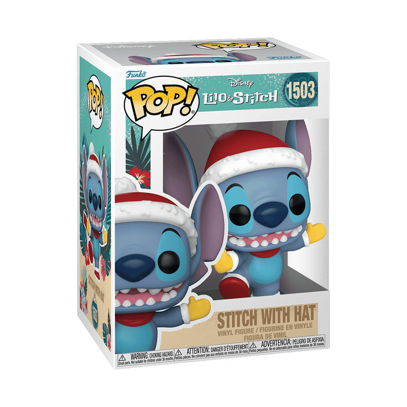 POP! Disney Holiday - Stitch with Santa Hat