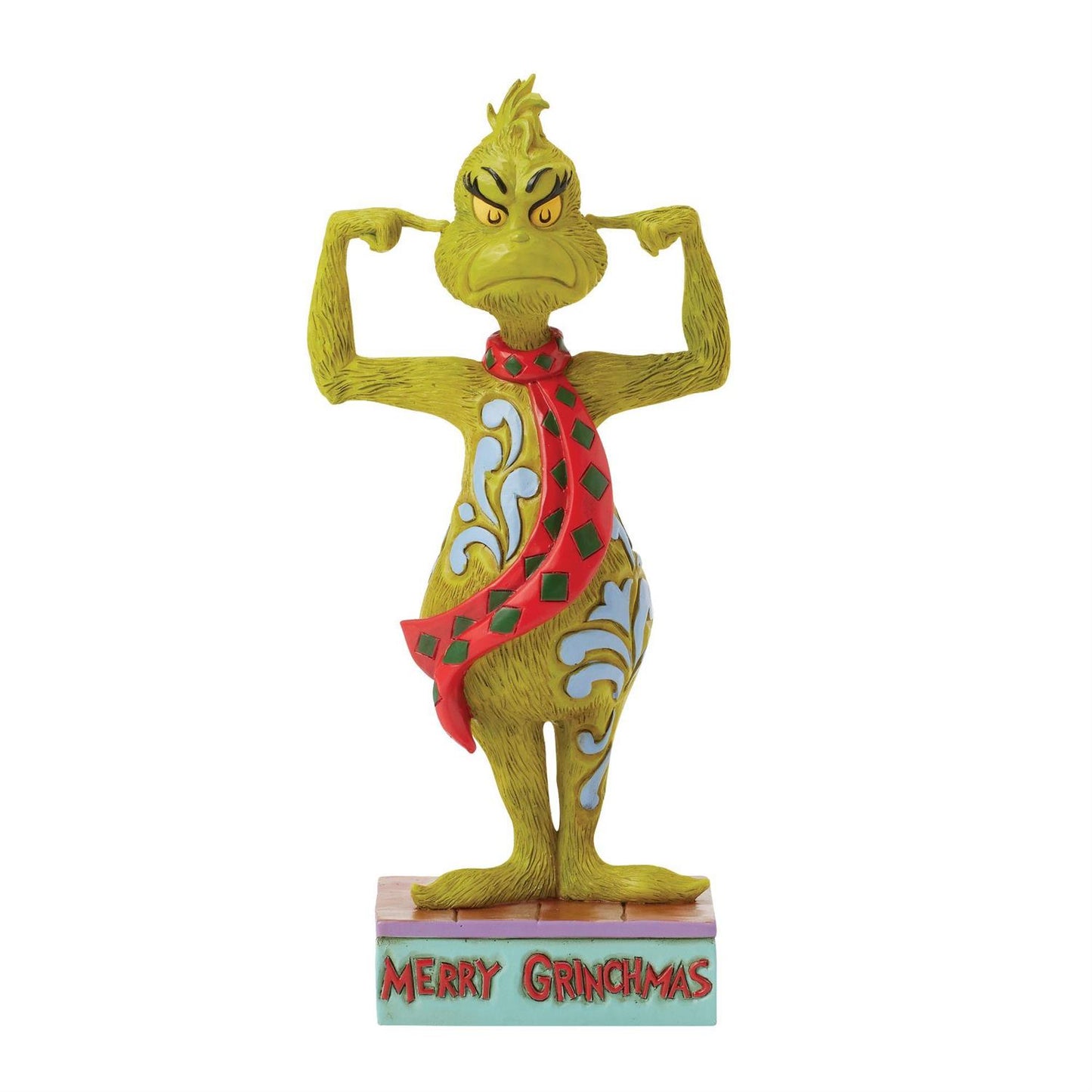 How the Grinch Stole Christmas - Grinch Plugging His Ears Jim Shore