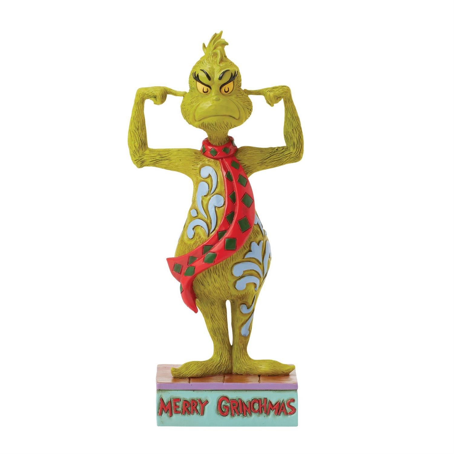How the Grinch Stole Christmas - Grinch Plugging His Ears Jim Shore