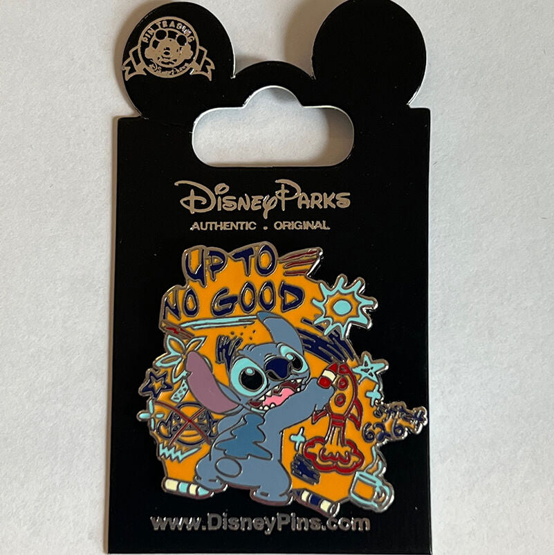 Stitch Up To No Good Enamel Pin