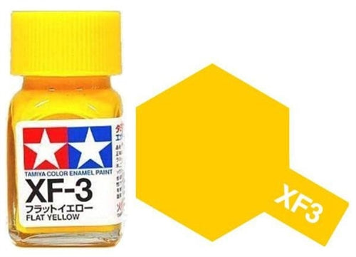 Tamiya Enamel EXF-3 Flat Yellow Mini Bottle 10mL (1/3oz)