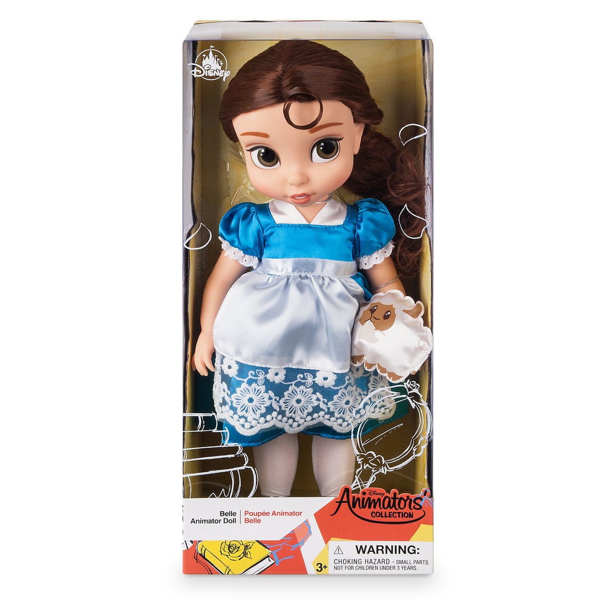 Disney Animators Beauty & the Beast - Belle 16" Doll