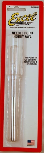 Excel 30604 Needle Point Scribe Tool Hobby Awl NIB