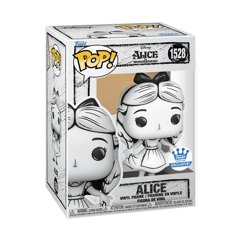 POP! Disney Alice in Wonderland - Alice (Curtsying) (Sketched) Funko Exclusive