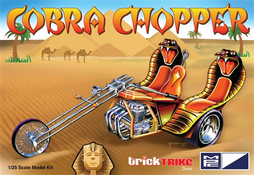 MPC MPC896 Cobra Chopper (Trick Trikes Series) 1/25 Plastic Model Kit (Level 2) NIB