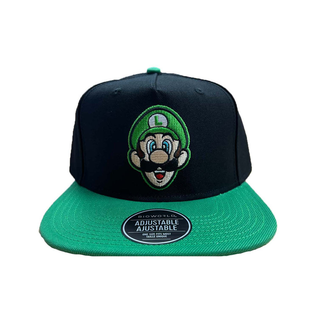 Super Mario - Luigi Green Bill Snapback Hat