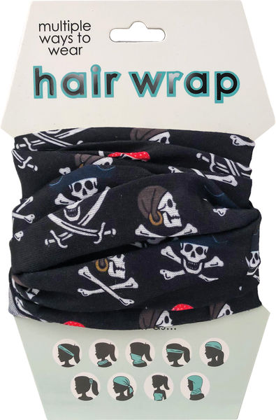 Skull & Crossbones Hair & Face Wrap