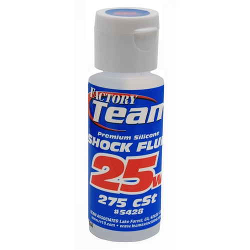 Team Associated 5428 Silicone Shock Oil Fluid 25wt (275 cSt) 2oz NIB