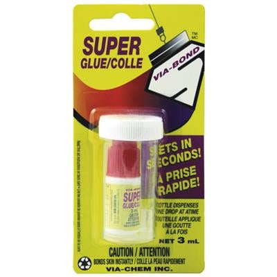 Via-Bond #SG-BG Super Glue In Bottle 3 mL NIB