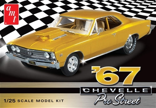 AMT 1967 Chevy Chevelle Pro Street 1:25 Plastic Model Kit (Level 2)