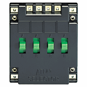 Atlas 215 Electrical Selector 4 Single-Pole Double-Throw Switches NIB