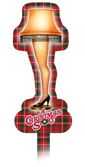 Christmas Story Leg Lamp Yard Sign
