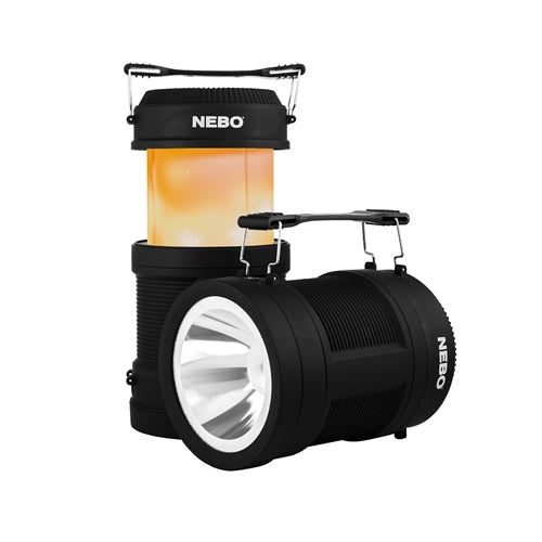 Nebo BIG POPPY Rechargeable Flashlight and Lantern with Power Bank