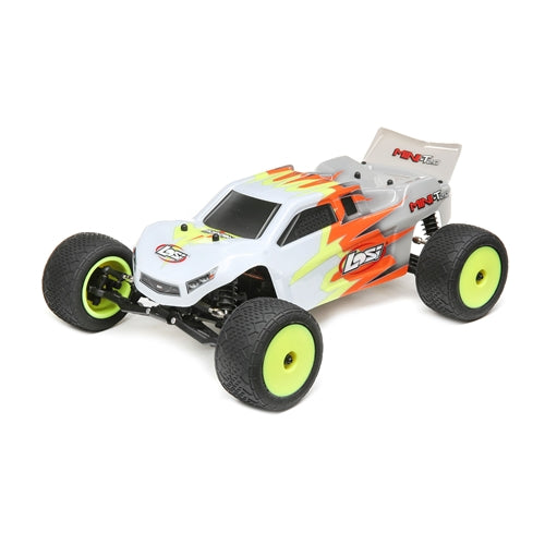 Losi 01015T3 Mini-T 2.0 RC Stadium Truck 1/16 Scale Brushed 2WD RTR Grey and White NIB