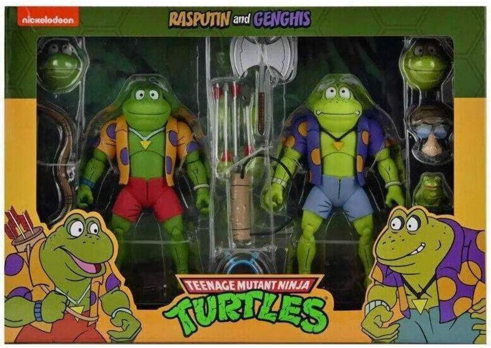 Teenage Mutant Ninja Turtles 2pk Genghis & Rasputin Frog 2pk Action Figure