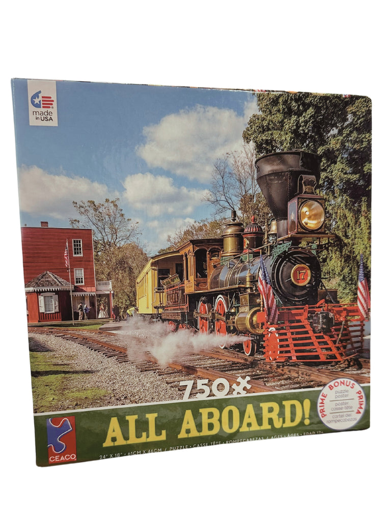 All Aboard! Rogers Steam Engine 750pc Puzzle