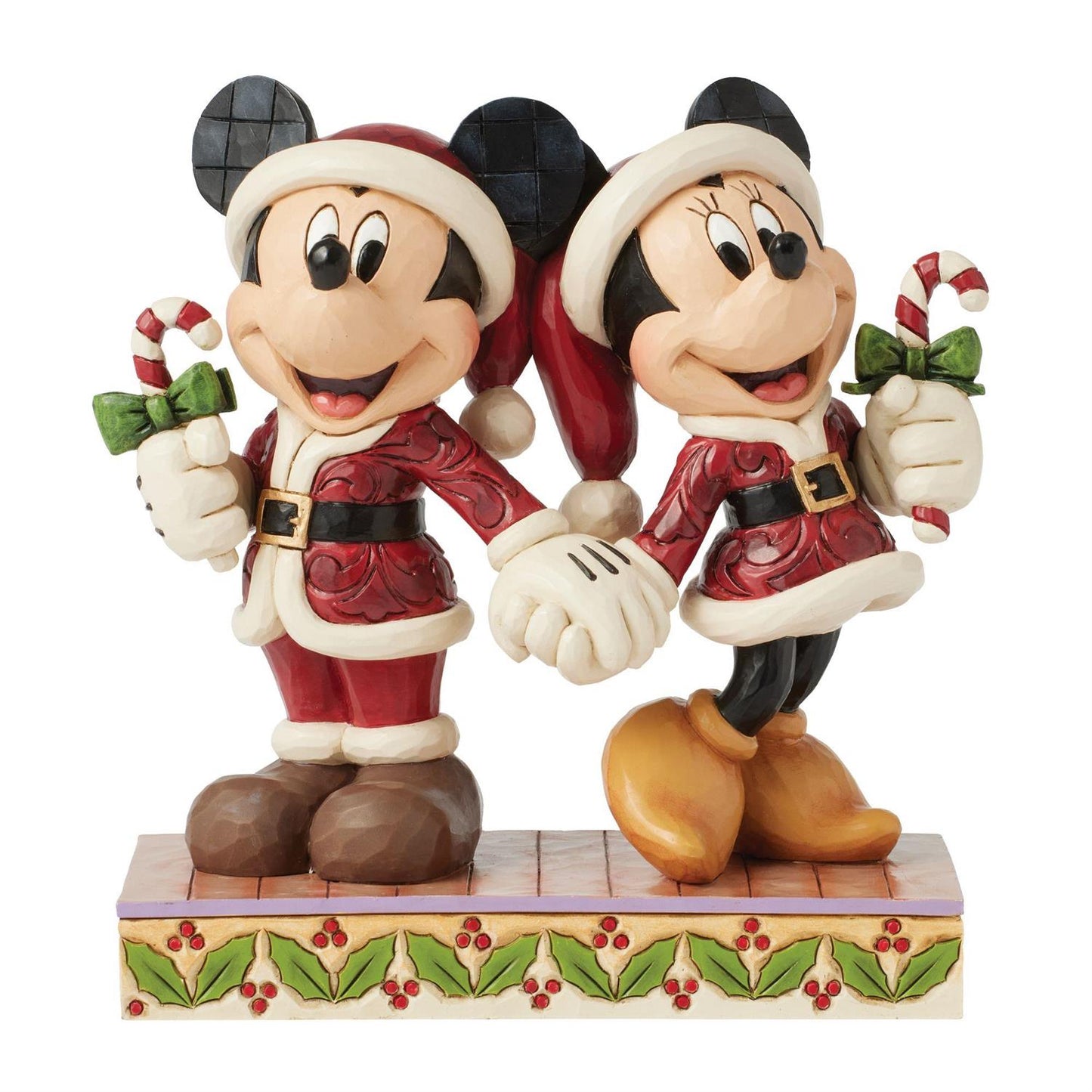 Disney Mickey & Minnie Mouse - "Candy Cane Christmas" Jim Shore