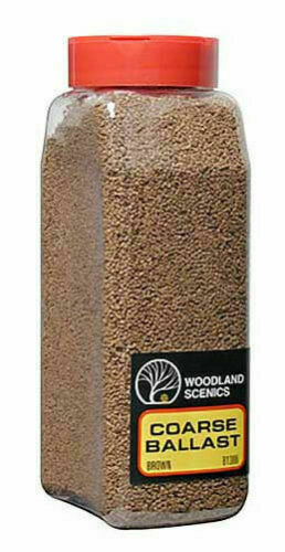 Woodland Scenics Coarse Ballast Brown Shaker 57.7 in3 (945 cm3)