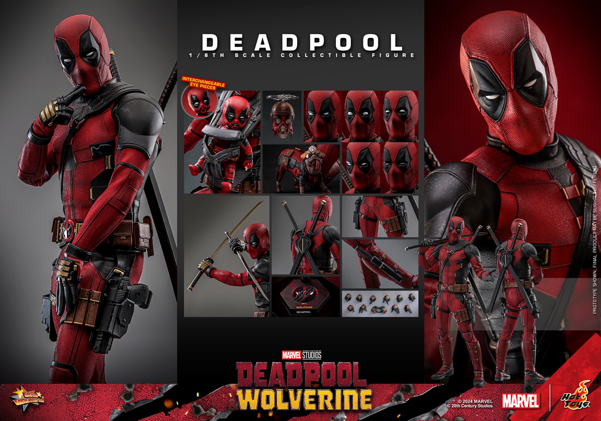 Hot Toys Deadpool & Wolverine - Deadpool Sixth Scale Collectible Figure