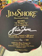 Santa Collection with Gift Bags "All Wrapped Up" Heartwood Creek Jim Shore First Edition ***Signed by Jim Shore***