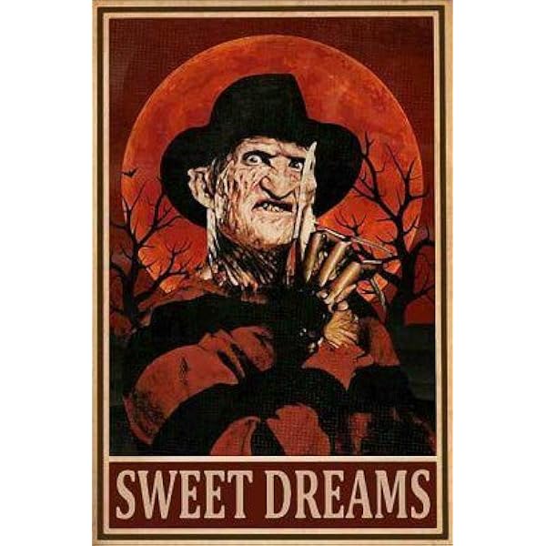 Horror Sweet Dreams 8x12" Tin Sign