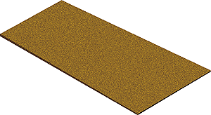 MidWest Products 3030 HO Wide Cork Sheet 11-3/4 x 36 x 3/16" (29.8 x 91.4cm) x 5mm (.5cm) Thick Single Section