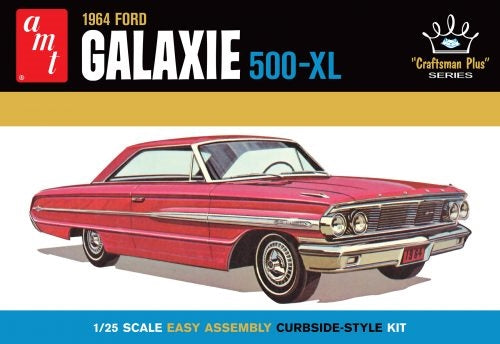 AMT AMT1261 1964 Ford Galaxie 500-XL "Craftsman Plus Series" 1/25 Plastic Model Kit NIB