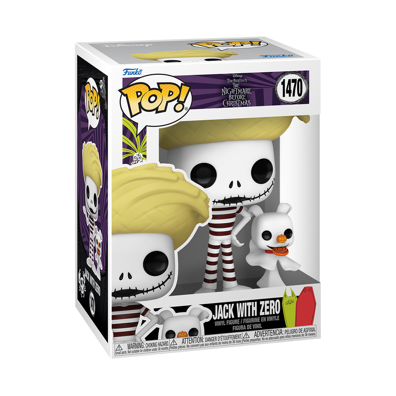 POP! Nightmare Before Christmas - Jack & Zero at the Beach