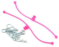 Du-Bro 2251 Body Klip Retainers w/Body Clips Pink