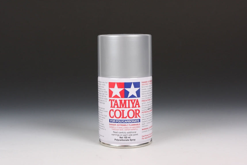 Tamiya Color For Polycarbonate PS-48 Semi-Gloss Silver Spray 100mL