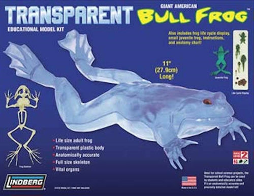Lindberg HL301 Transparent Bull Frog Plastic Model Kit