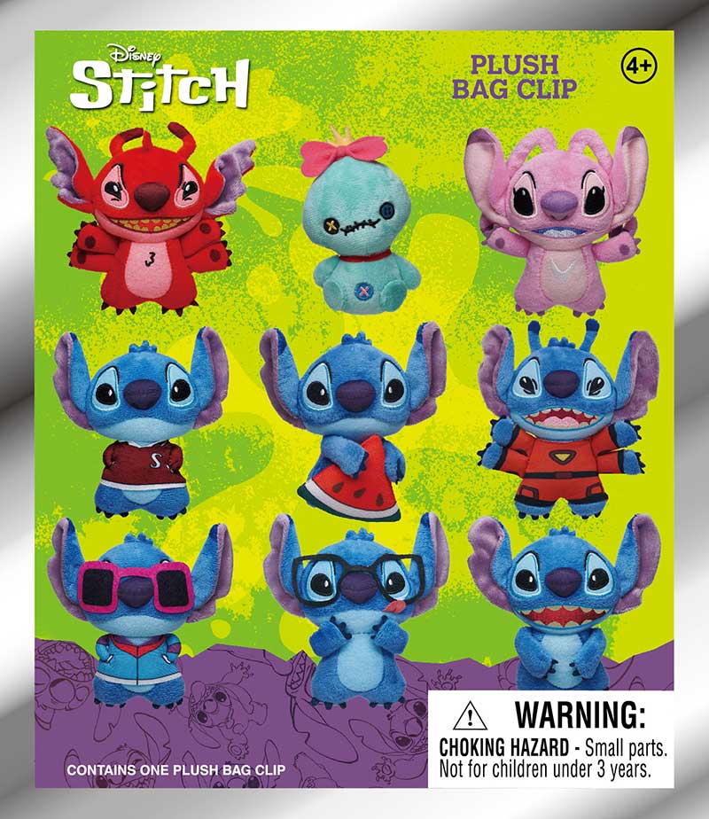 Disney Lilo & Stitch Mystery Plush Bag Clip