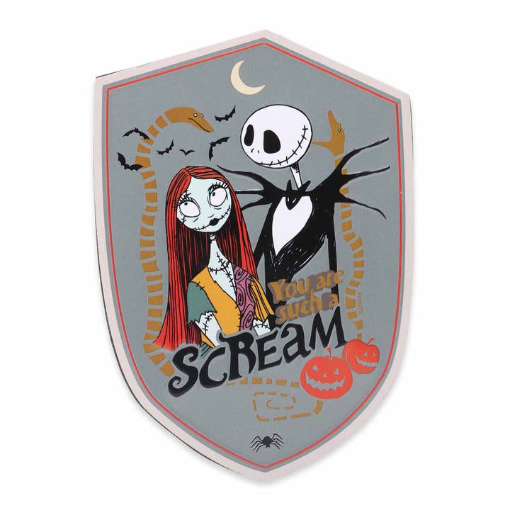 Nightmare Before Christmas - "Such A Scream" Jack & Sally Metal Magnet