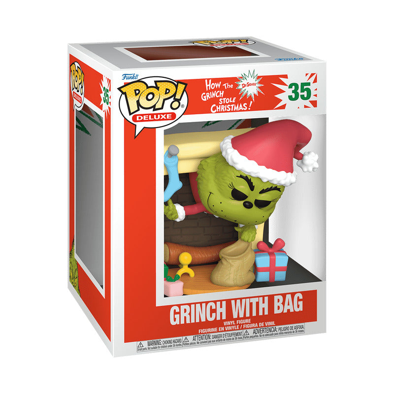 POP! How the Grinch Stole Christmas - Grinch with Bag