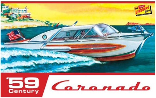 Lindberg HL221 '59 Century Coronado 1/25 Scale Plastic Model Kit NIB