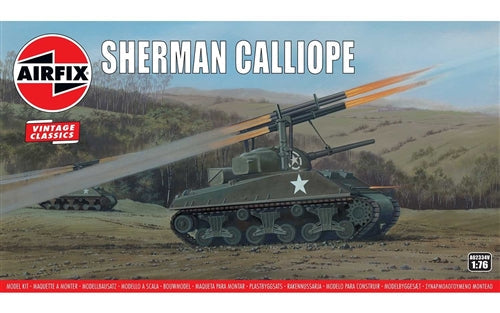 Airfix Sherman Calliope 1:76 Scale Plastic Model Kit