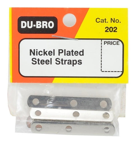 Du-Bro Nickel Plated Steel Straps (4/pkg)