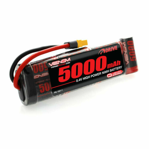 Venom 1527-7 7-C 8.4V 5000mAh NiMH Flat Battery UNI Plug NIB