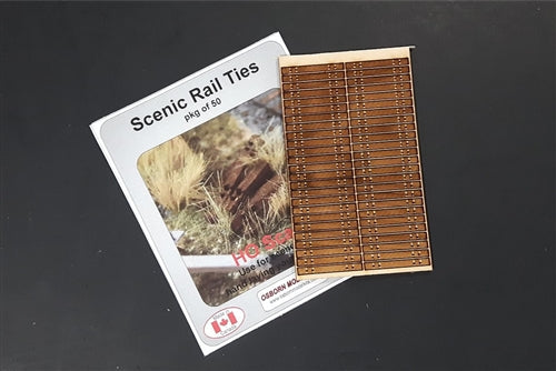 Osborn Model Kits RRA-1044 HO Scenic Ties Laser Cut Wood KIT NIB