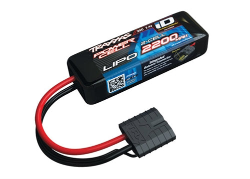 Traxxas 2820X 2200mAh 2S 7.4V 25C LiPo iD Connector Soft Case 88x21x30mm NIB