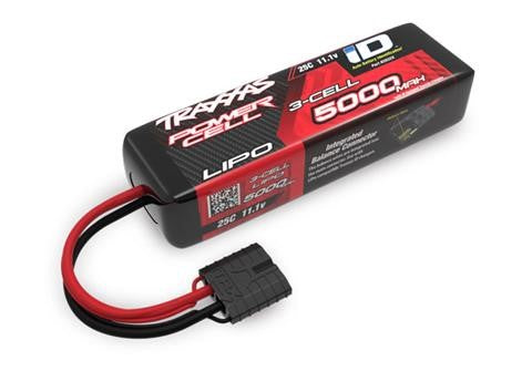 Traxxas 5000mAh 3S 11.1V 25C LiPo iD Connector Soft Case 135x29x44mm